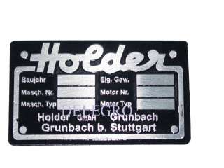 Holder Typenschild (05)