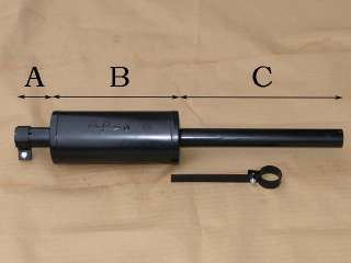 Auspuff Universal Rohr Ø45mm L=31cm