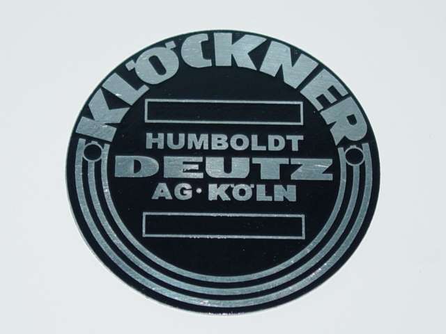 Deutz Typenschild Wasserdeutz rund (15)