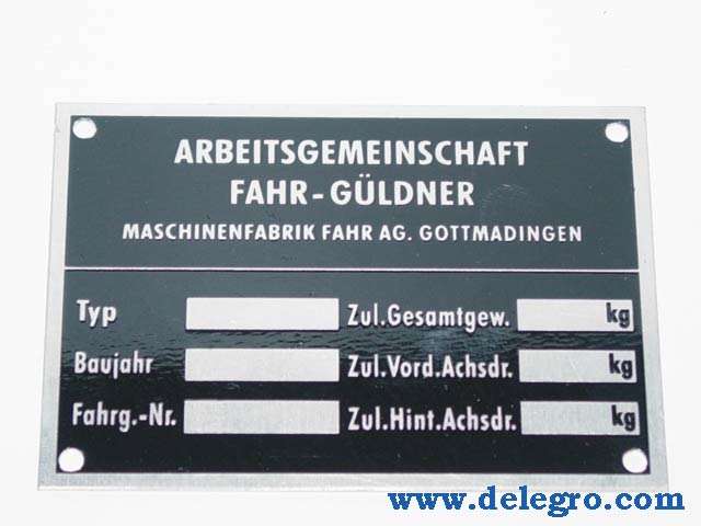 Fahr Güldner Typenschild (24)