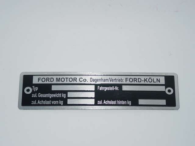 Ford Typenschild (33)