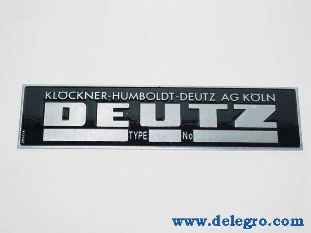 Deutz Typenschild (43)