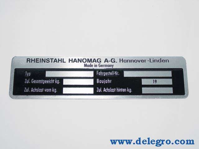 Hanomag Typenschild (44)