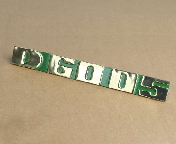 Emblem Schriftzug D5005 aus messing für Deutz 5005